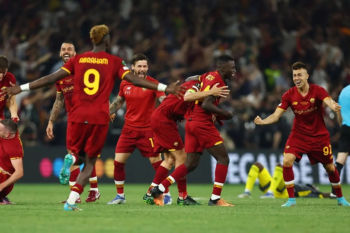 罗马队在比赛中获得了惊人的胜利