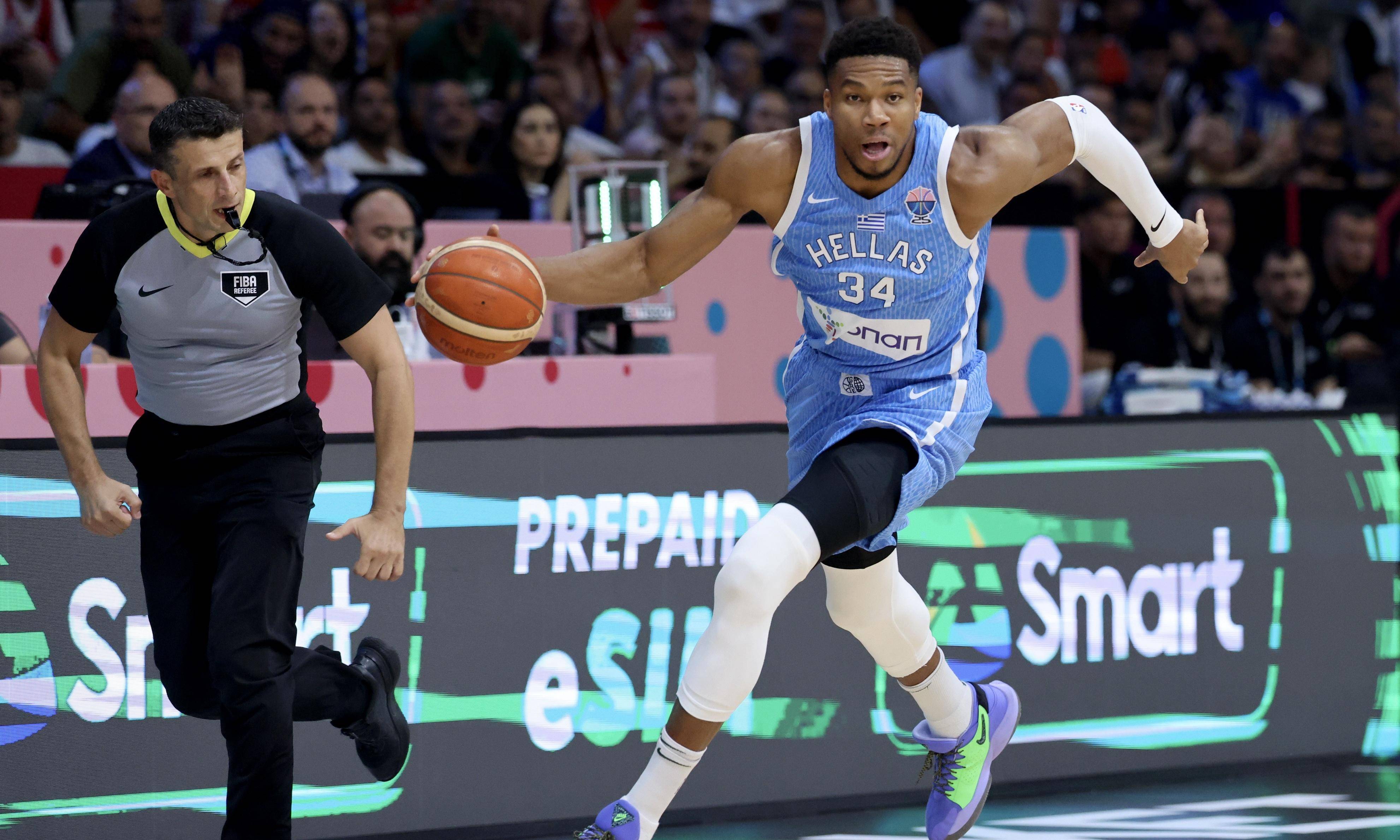 火箭翻盘希腊男篮，字母哥打破历史纪录